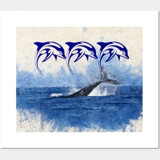 nice dolphin Posters and Art